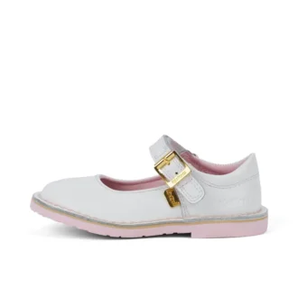 Adlar MJ en cuir blanc, unisexe pour bébés