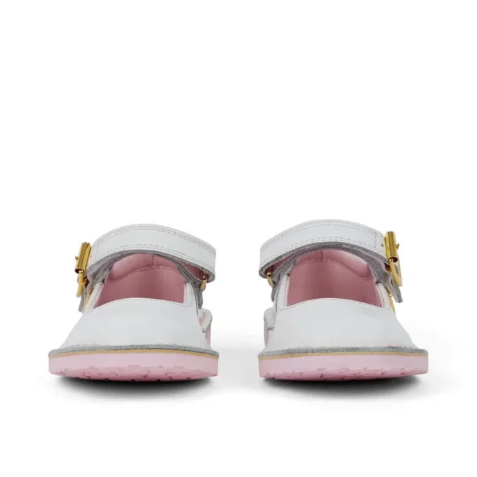 Adlar MJ en cuir blanc, unisexe pour bébés