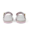 Adlar MJ en cuir blanc, unisexe pour bébés
