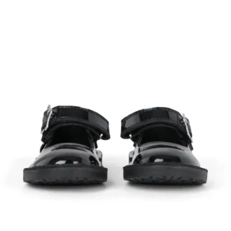 Adlar Mj Stardust en cuir verni noir pour bébés filles