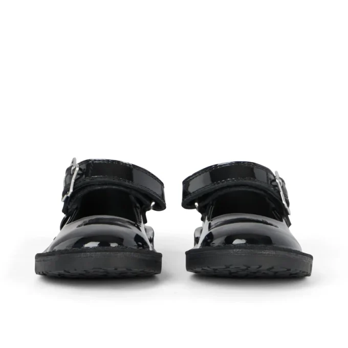 Adlar Mj Stardust en cuir verni noir pour bébés filles