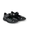 Adlar Mj Stardust en cuir verni noir pour bébés filles