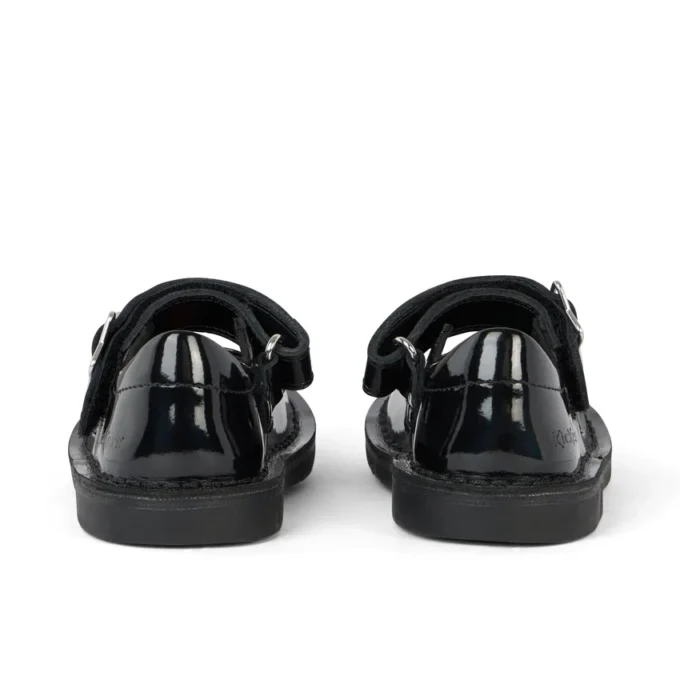 Adlar Mj Stardust en cuir verni noir pour bébés filles