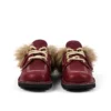 Adult Unisex Kick Mule en fourrure Mains Rouge