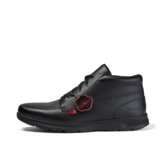 Adultes Unisexe Kelland Hi Cuir Noir