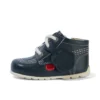 Baby Kick Hi Cuir Bleu marine Baby Kick Hi Cuir Bleu marine