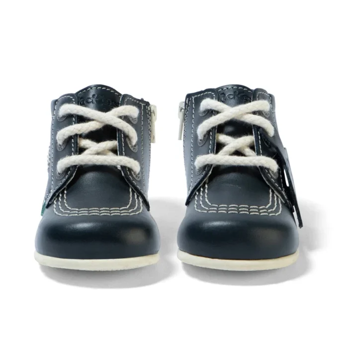 Baby Kick Hi Cuir Bleu marine Baby Kick Hi Cuir Bleu marine