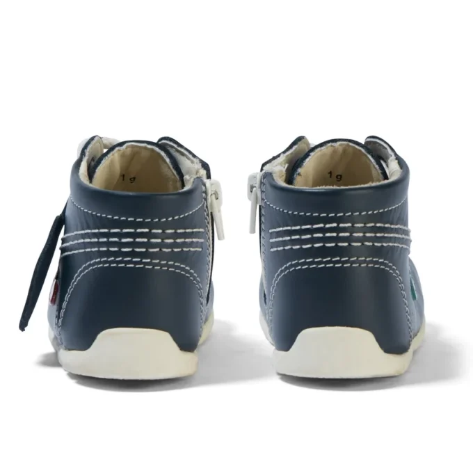 Baby Kick Hi Cuir Bleu marine Baby Kick Hi Cuir Bleu marine