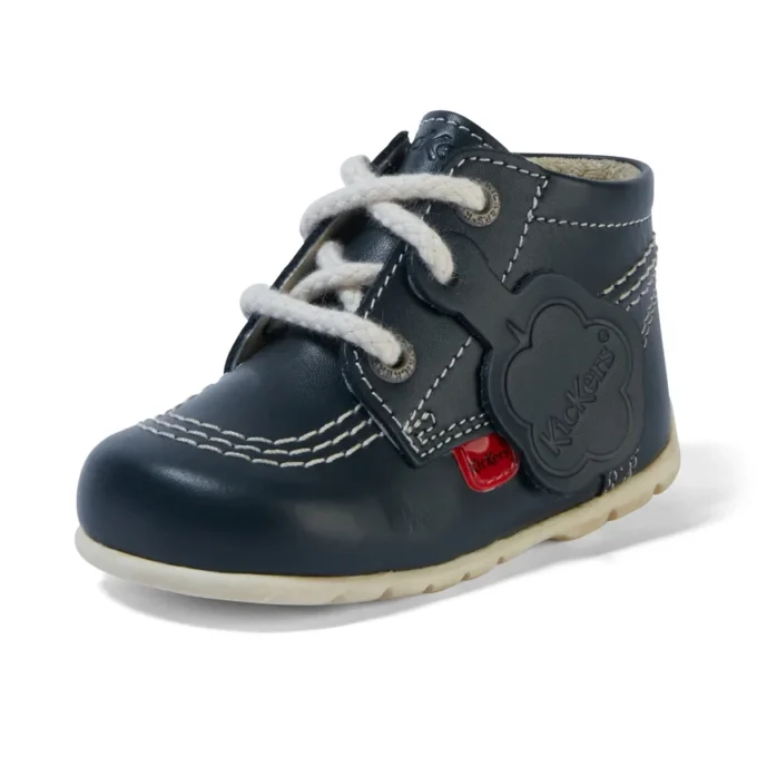 Baby Kick Hi Cuir Bleu marine Baby Kick Hi Cuir Bleu marine