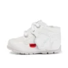 Baby Kick Hi en cuir blanc