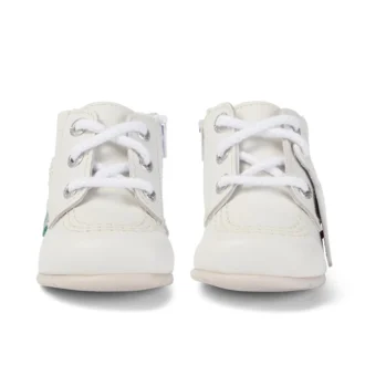 Baby Kick Hi en cuir blanc