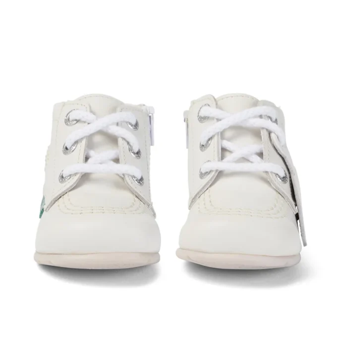 Baby Kick Hi en cuir blanc