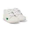 Baby Kick Hi en cuir blanc