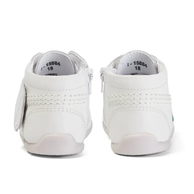 Baby Kick Hi en cuir blanc