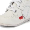 Baby Kick Hi en cuir blanc