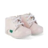 Baby Kick Hi en cuir verni rose pâle