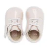 Baby Kick Hi en cuir verni rose pâle