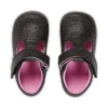 Baby Kick T Glitter Textile Noir