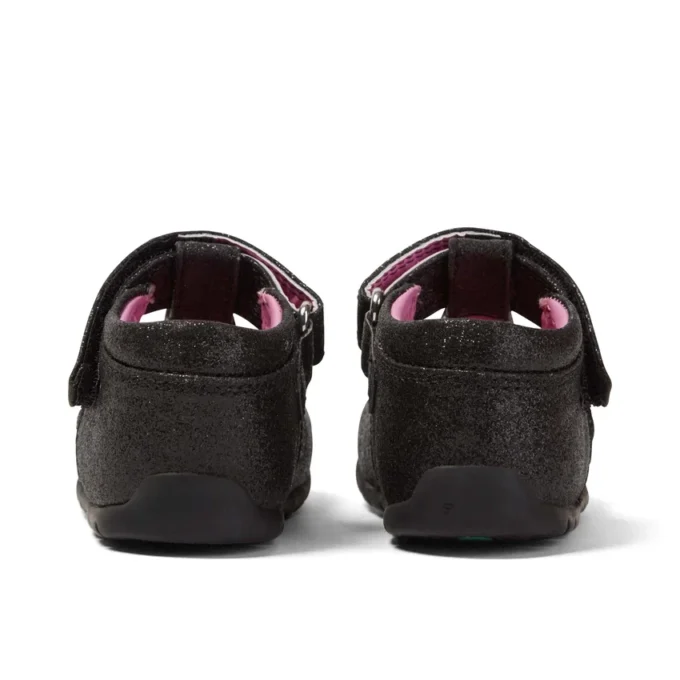 Baby Kick T Glitter Textile Noir