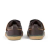 Baskets Tovni Twin ZigZag pour garçons en cuir marron
