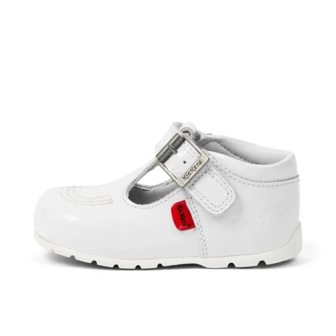 Bébé fille Kick T-Bar Blanc