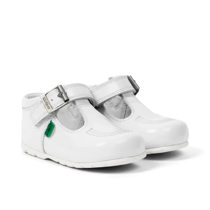 Bébé fille Kick T-Bar Blanc