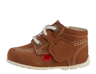 Bébé Kick Hi Cuir Beige