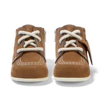 Bébé Kick Hi Cuir Beige