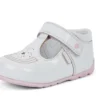 Bébés Kick T Galactic Cuir verni Blanc/Rose
