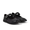 Bottes Adlar MJ en cuir festonné noir pour filles