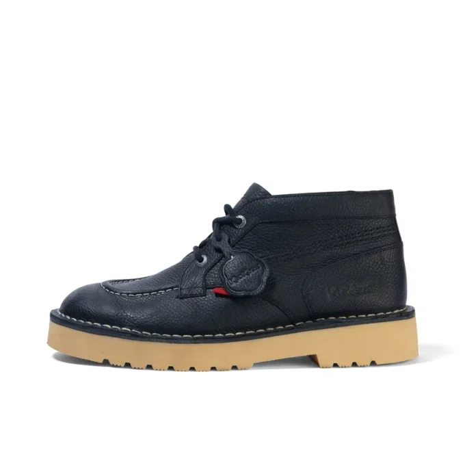 Bottes Daltrey Chuk en cuir noir unisexe adulte Bottes Daltrey Chuk en cuir noir unisexe adulte