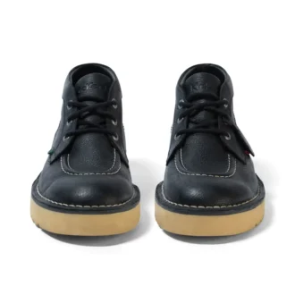 Bottes Daltrey Chuk en cuir noir unisexe adulte