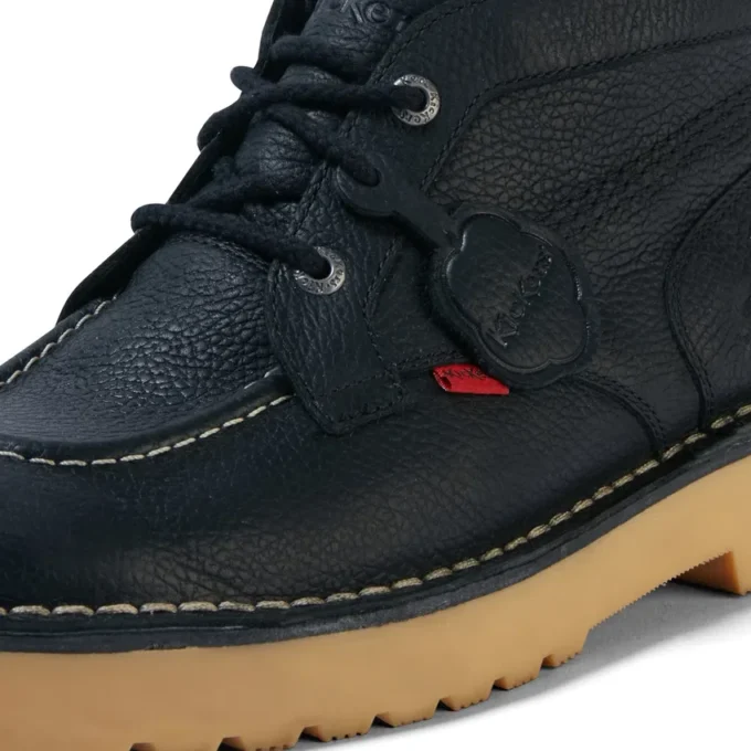 Bottes Daltrey Chuk en cuir noir unisexe adulte Bottes Daltrey Chuk en cuir noir unisexe adulte