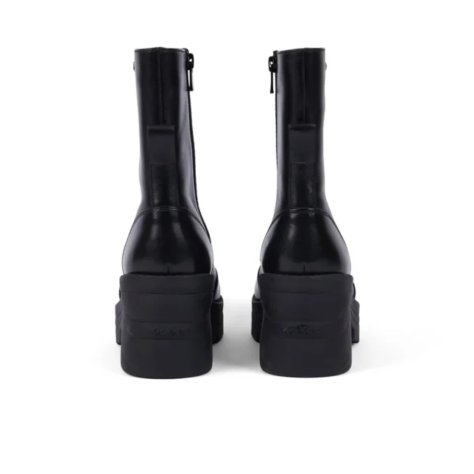 Bottes Edie pour femmes, en cuir noir Bottes Edie pour femmes, en cuir noir