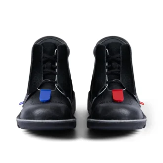 Bottes en cuir ACW* Kick Hi unisexes pour adultes, noires