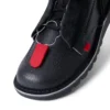 Bottes en cuir ACW* Kick Hi unisexes pour adultes, noires Bottes en cuir ACW* Kick Hi unisexes pour adultes, noires