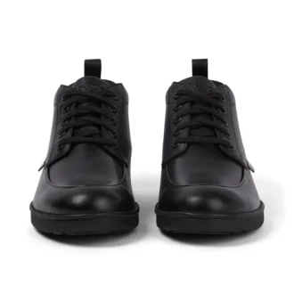 Bottes en cuir Troiko Hi pour jeunes hommes, noir