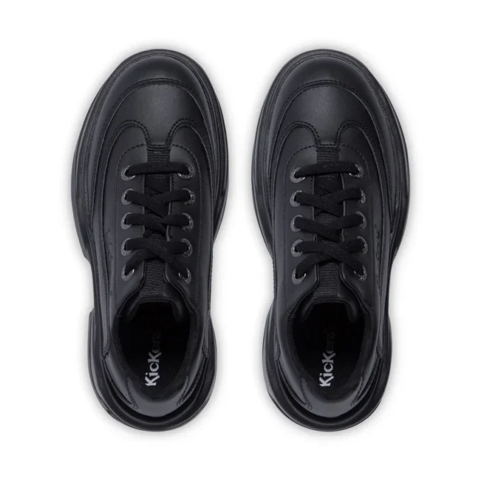 Bottes Kade Lo en simili cuir noir, unisexe adulte Bottes Kade Lo en simili cuir noir, unisexe adulte