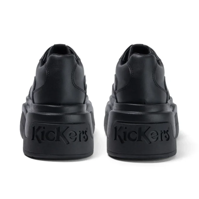 Bottes Kade Lo en simili cuir noir, unisexe adulte Bottes Kade Lo en simili cuir noir, unisexe adulte