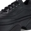Bottes Kade Lo en simili cuir noir, unisexe adulte Bottes Kade Lo en simili cuir noir, unisexe adulte