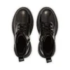 Bottes Kade unisexes pour adultes en cuir verni noir Bottes Kade unisexes pour adultes en cuir verni noir