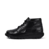 Bottes Kick Hi Croc en cuir noir unisexe adulte Bottes Kick Hi Croc en cuir noir unisexe adulte