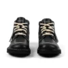 Bottes Kick Hi en cuir grainé Mains gris pour adulte unisexe Bottes Kick Hi en cuir grainé Mains gris pour adulte unisexe