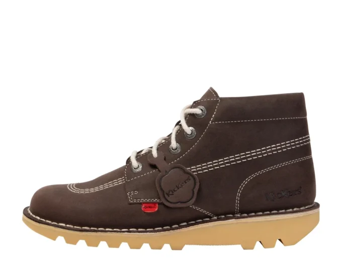 Bottes Kick Hi en daim marron pour adultes unisexe Bottes Kick Hi en daim marron pour adultes unisexe