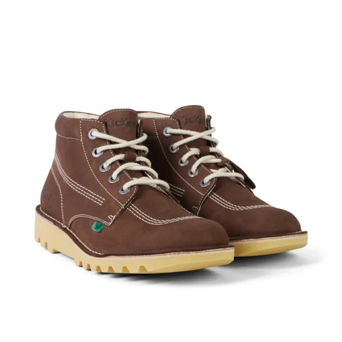 Bottes Kick Hi en daim marron pour adultes unisexe Bottes Kick Hi en daim marron pour adultes unisexe