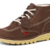 Bottes Kick Hi en daim marron pour adultes unisexe Bottes Kick Hi en daim marron pour adultes unisexe
