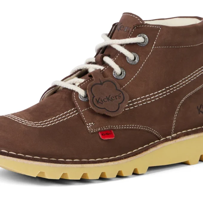 Bottes Kick Hi en daim marron pour adultes unisexe Bottes Kick Hi en daim marron pour adultes unisexe