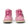 Bottes Kick Hi Fruit en cuir verni rose pour bébés, unisexes