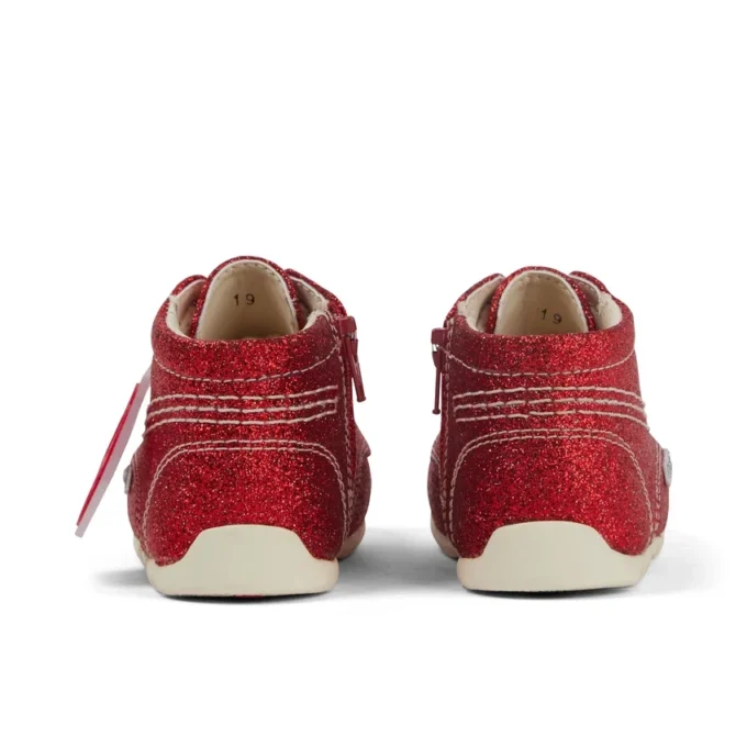 Bottes Kick Hi Glitter unisexes pour bébé, rouges Bottes Kick Hi Glitter unisexes pour bébé, rouges