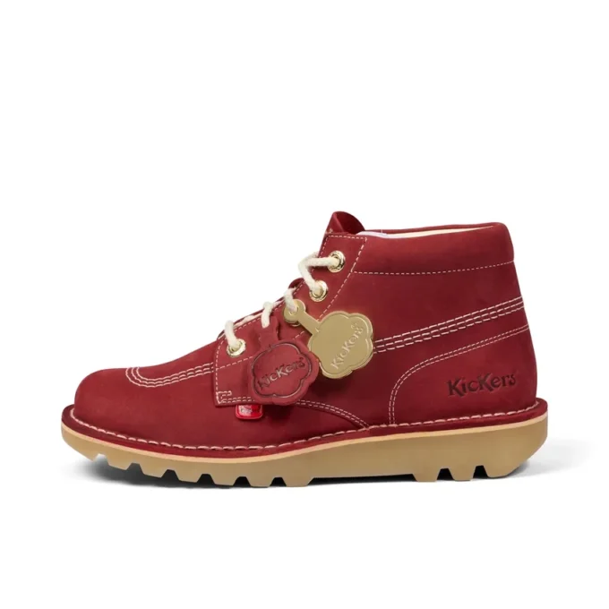 Bottes Kick Hi Goldie unisexes pour adultes, rouges Bottes Kick Hi Goldie unisexes pour adultes, rouges